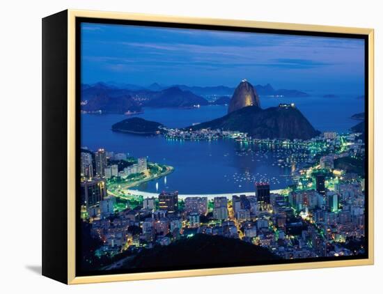 Sugar Loaf Mountain, Rio de Janeiro, Brazil-null-Framed Premier Image Canvas