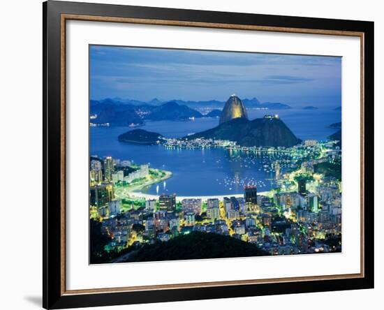 Sugar Loaf Mountain, Rio de Janeiro, Brazil--Framed Photographic Print