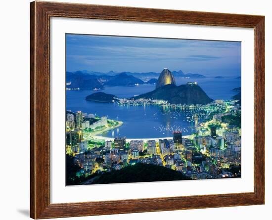 Sugar Loaf Mountain, Rio de Janeiro, Brazil-null-Framed Photographic Print