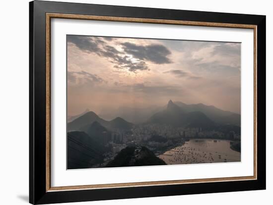 Sugar Loaf, Rio de Janeiro, Brazil-Richard Silver-Framed Photographic Print