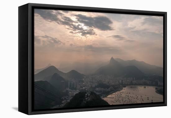 Sugar Loaf, Rio de Janeiro, Brazil-Richard Silver-Framed Premier Image Canvas