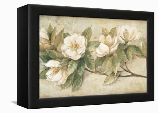 Sugar Magnolia Vintage-Albena Hristova-Framed Stretched Canvas