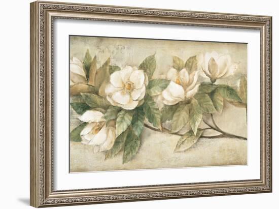 Sugar Magnolia Vintage-Albena Hristova-Framed Art Print