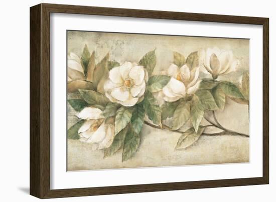 Sugar Magnolia Vintage-Albena Hristova-Framed Art Print