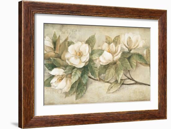 Sugar Magnolia Vintage-Albena Hristova-Framed Art Print