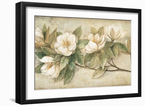 Sugar Magnolia Vintage-Albena Hristova-Framed Art Print