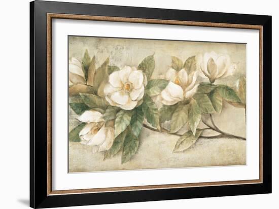 Sugar Magnolia Vintage-Albena Hristova-Framed Art Print