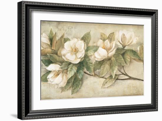 Sugar Magnolia Vintage-Albena Hristova-Framed Art Print