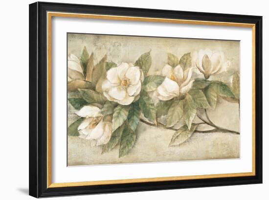 Sugar Magnolia Vintage-Albena Hristova-Framed Art Print