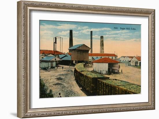 Sugar Mill, Cuba, c1910-Unknown-Framed Giclee Print