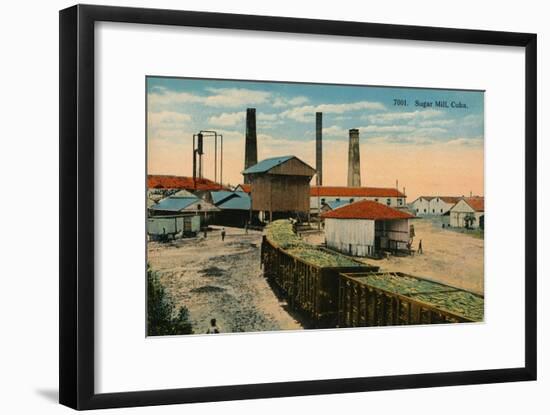 Sugar Mill, Cuba, c1910-Unknown-Framed Giclee Print