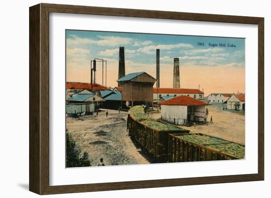 Sugar Mill, Cuba, c1910-Unknown-Framed Giclee Print