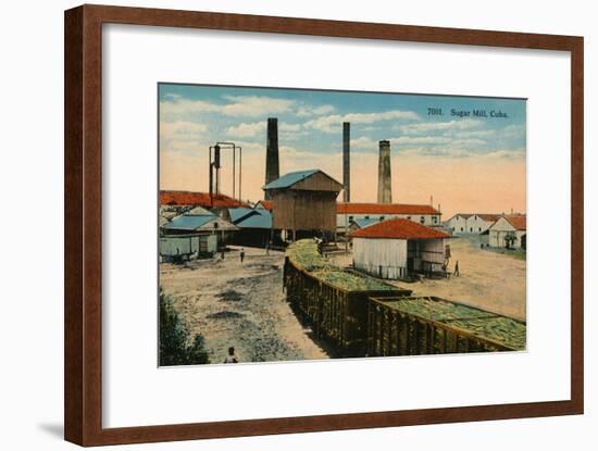 Sugar Mill, Cuba, c1910-Unknown-Framed Giclee Print