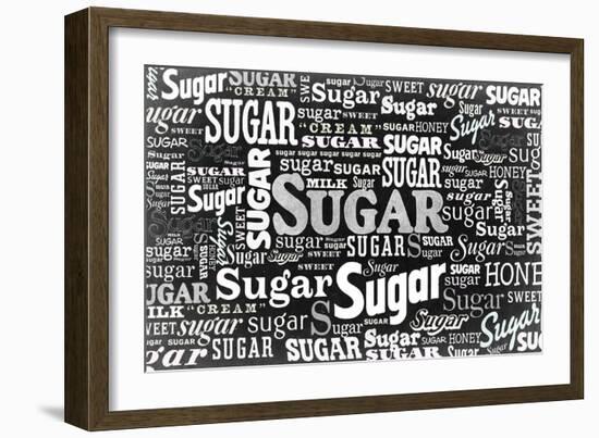 Sugar Pattern-null-Framed Giclee Print