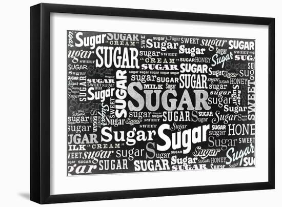 Sugar Pattern-null-Framed Giclee Print