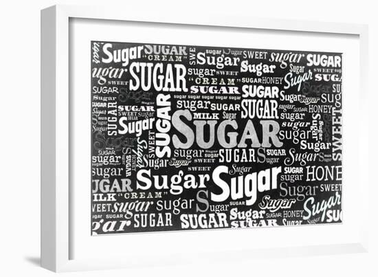 Sugar Pattern-null-Framed Giclee Print