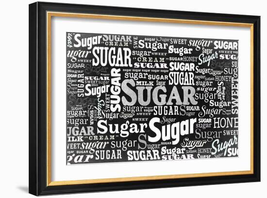 Sugar Pattern-null-Framed Giclee Print