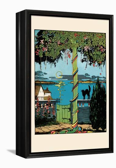 Sugar Plum Tree and the Black Cat-Eugene Field-Framed Stretched Canvas