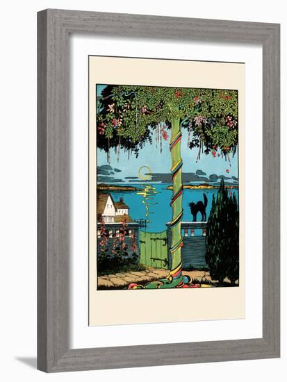 Sugar Plum Tree and the Black Cat-Eugene Field-Framed Art Print