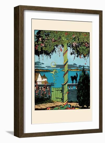 Sugar Plum Tree and the Black Cat-Eugene Field-Framed Art Print