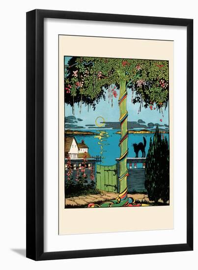 Sugar Plum Tree and the Black Cat-Eugene Field-Framed Art Print