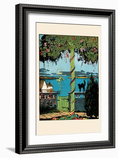 Sugar Plum Tree and the Black Cat-Eugene Field-Framed Art Print