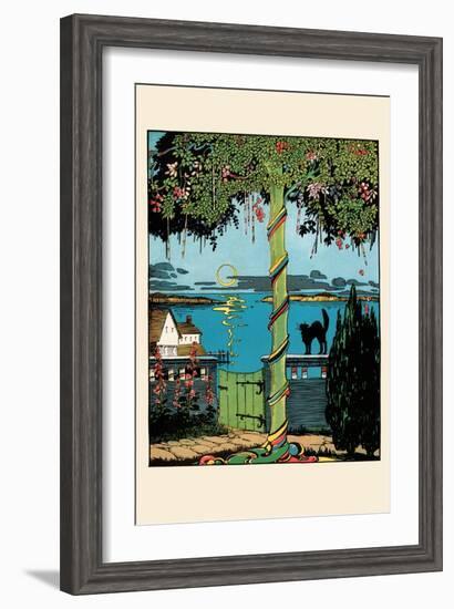 Sugar Plum Tree and The Black Cat-Eugene Field-Framed Art Print