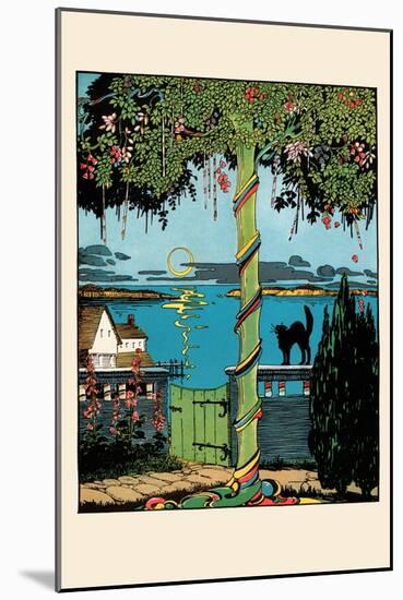 Sugar Plum Tree and The Black Cat-Eugene Field-Mounted Art Print