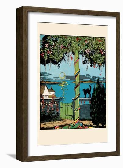 Sugar Plum Tree and The Black Cat-Eugene Field-Framed Art Print