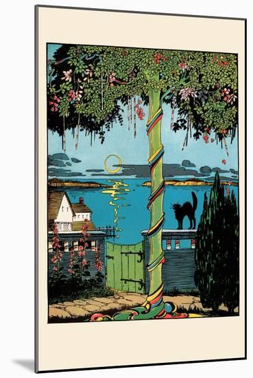 Sugar Plum Tree and The Black Cat-Eugene Field-Mounted Art Print