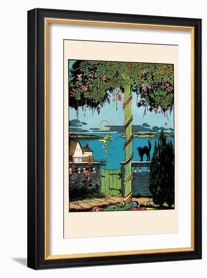 Sugar Plum Tree and The Black Cat-Eugene Field-Framed Art Print