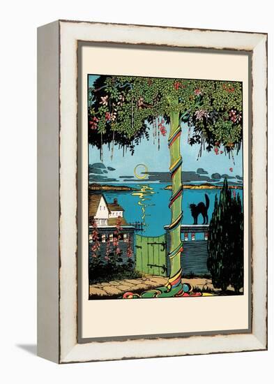 Sugar Plum Tree and The Black Cat-Eugene Field-Framed Stretched Canvas