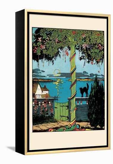 Sugar Plum Tree and The Black Cat-Eugene Field-Framed Stretched Canvas