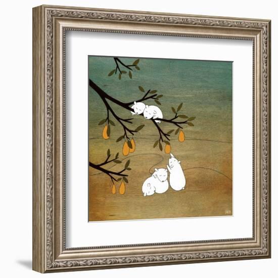 Sugar Plum Tree-Kristiana Pärn-Framed Giclee Print