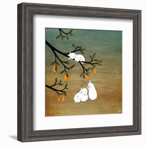 Sugar Plum Tree-Kristiana Pärn-Framed Giclee Print