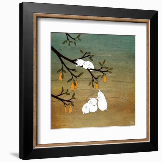 Sugar Plum Tree-Kristiana Pärn-Framed Giclee Print