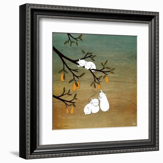 Sugar Plum Tree-Kristiana Pärn-Framed Giclee Print