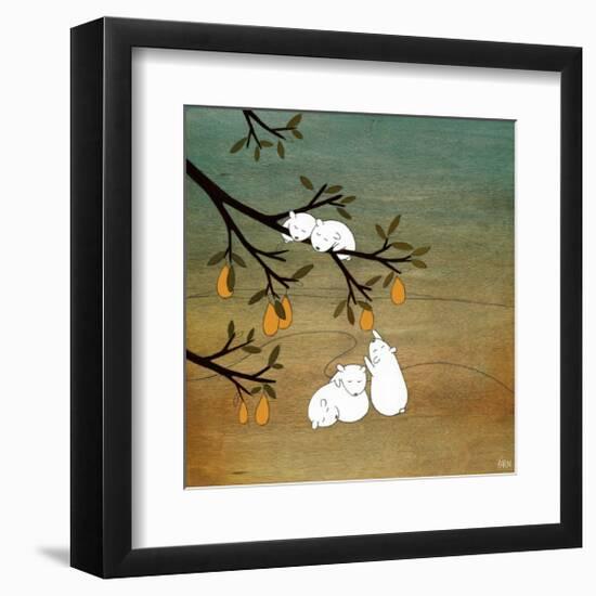 Sugar Plum Tree-Kristiana Pärn-Framed Giclee Print