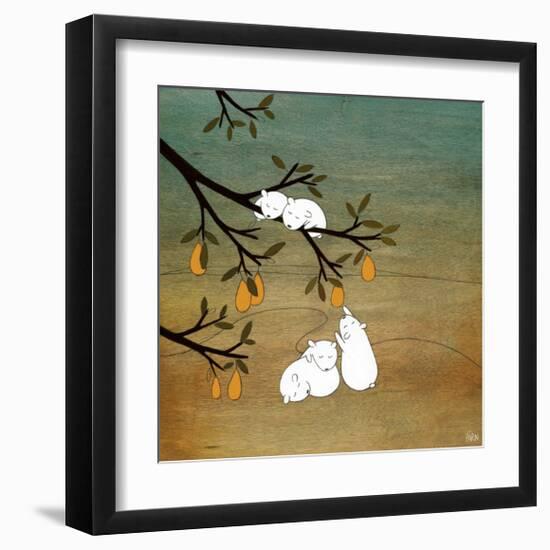 Sugar Plum Tree-Kristiana Pärn-Framed Giclee Print