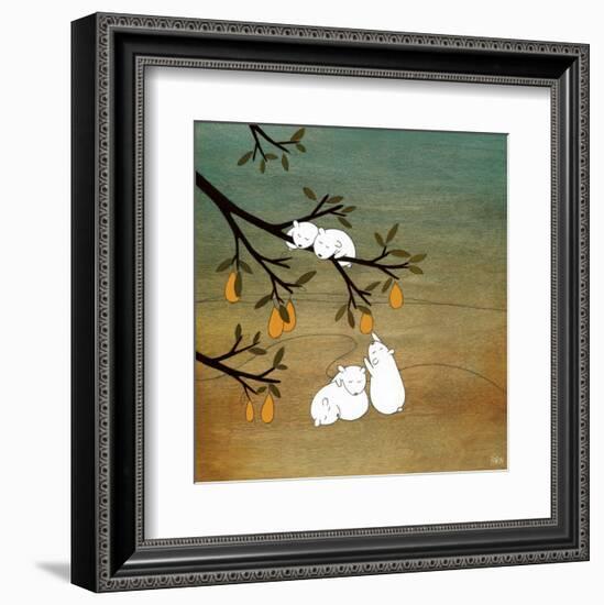 Sugar Plum Tree-Kristiana Pärn-Framed Art Print