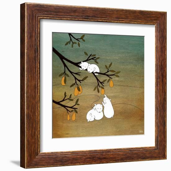 Sugar Plum Tree-Kristiana Pärn-Framed Art Print