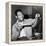 Sugar Ray Robinson Dusting Off His Boxing Gloves for His 1954 Comeback Fight-null-Framed Stretched Canvas