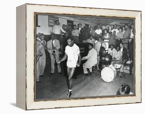 Sugar Ray Robinson Training for a Title Defense Against Steve Belloise-null-Framed Stretched Canvas