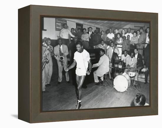 Sugar Ray Robinson Training for a Title Defense Against Steve Belloise-null-Framed Stretched Canvas