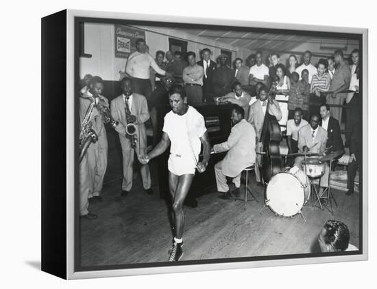 Sugar Ray Robinson Training for a Title Defense Against Steve Belloise-null-Framed Stretched Canvas