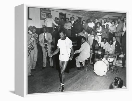 Sugar Ray Robinson Training for a Title Defense Against Steve Belloise-null-Framed Stretched Canvas