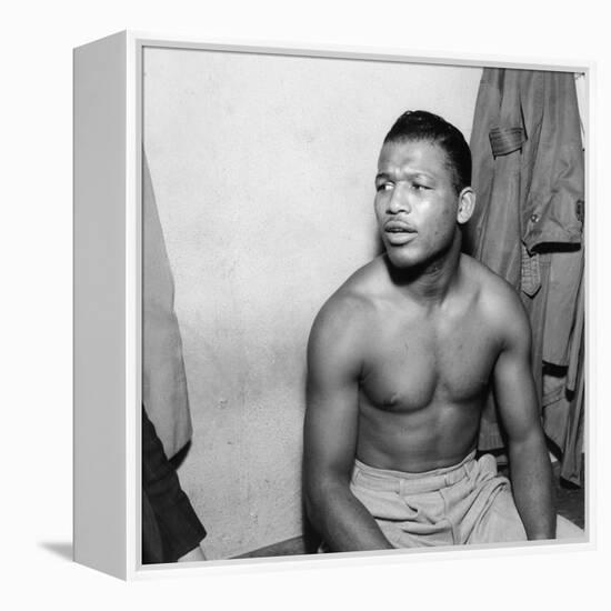 Sugar Ray Robinson-null-Framed Stretched Canvas