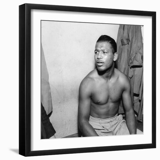 Sugar Ray Robinson-null-Framed Photo