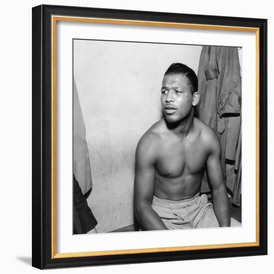 Sugar Ray Robinson-null-Framed Photo