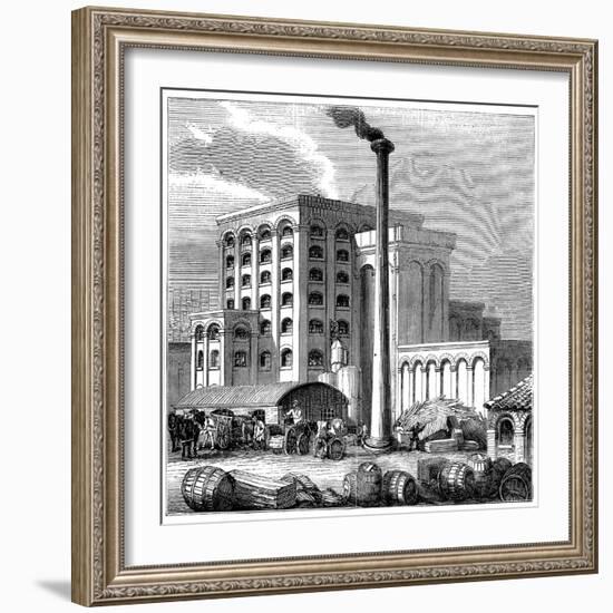 Sugar Refinery, Southampton, England, Which Opened in 1851-null-Framed Giclee Print